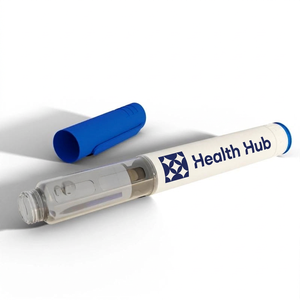 HealthHub Research pre-filled peptide pen — ready to use, buffer-stabilised